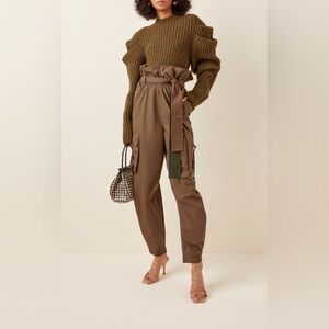 NEW ULLA JOHNSON Willett pant in fatigue sz 2